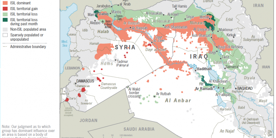 Daesh Areas of Influence - October 2016 Update - The Global Coalition ...